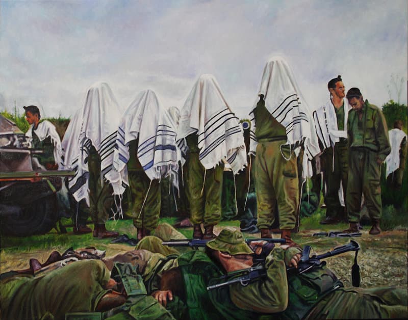 Soldiers Praying Shacharit